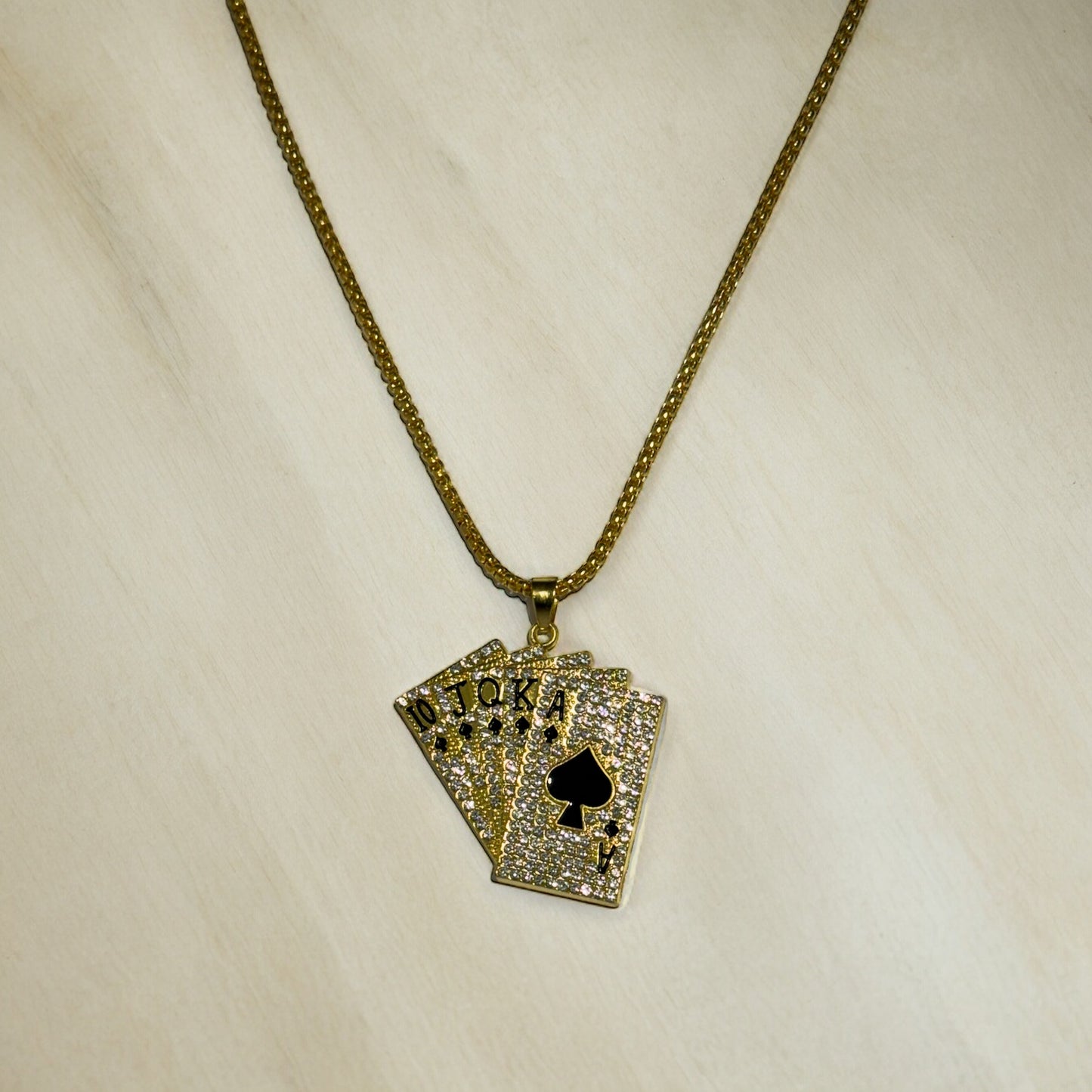 Collar cartas brillantes (no personalizable)