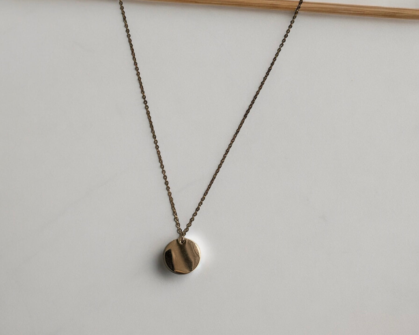 Collar redondo con doble dije